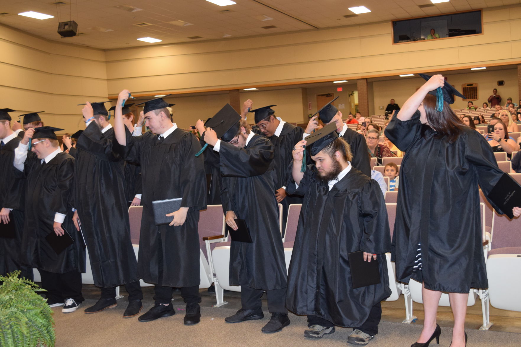 turning their tassel